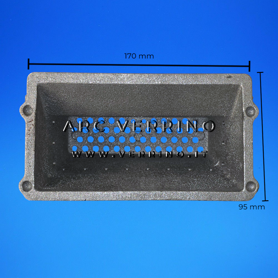 Braciere in ghisa Ungaro CP00384SA | senza anello - per stufa a pellet_3