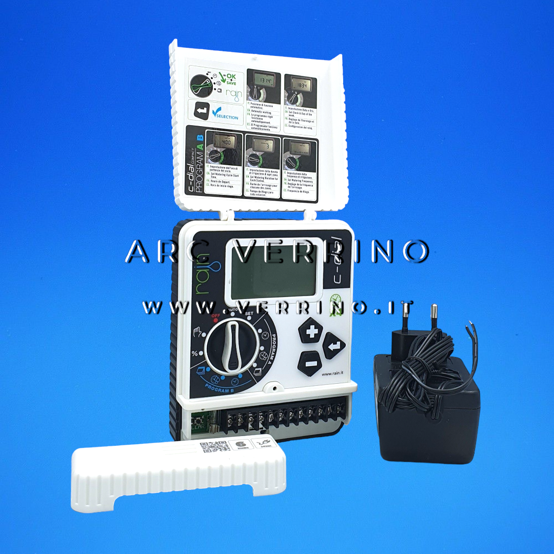 Centralina irrigazione Rain C-DIAL 24Vac - 6 zone | da interno