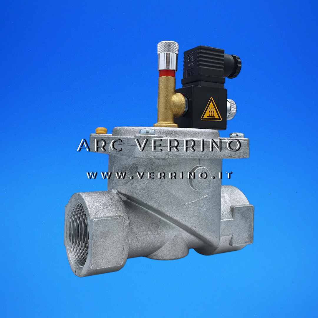 Elettrovalvola gas Giuliani Anello EV40 - 1 1/2 F | 010.0184.001 - a riarmo manuale_2
