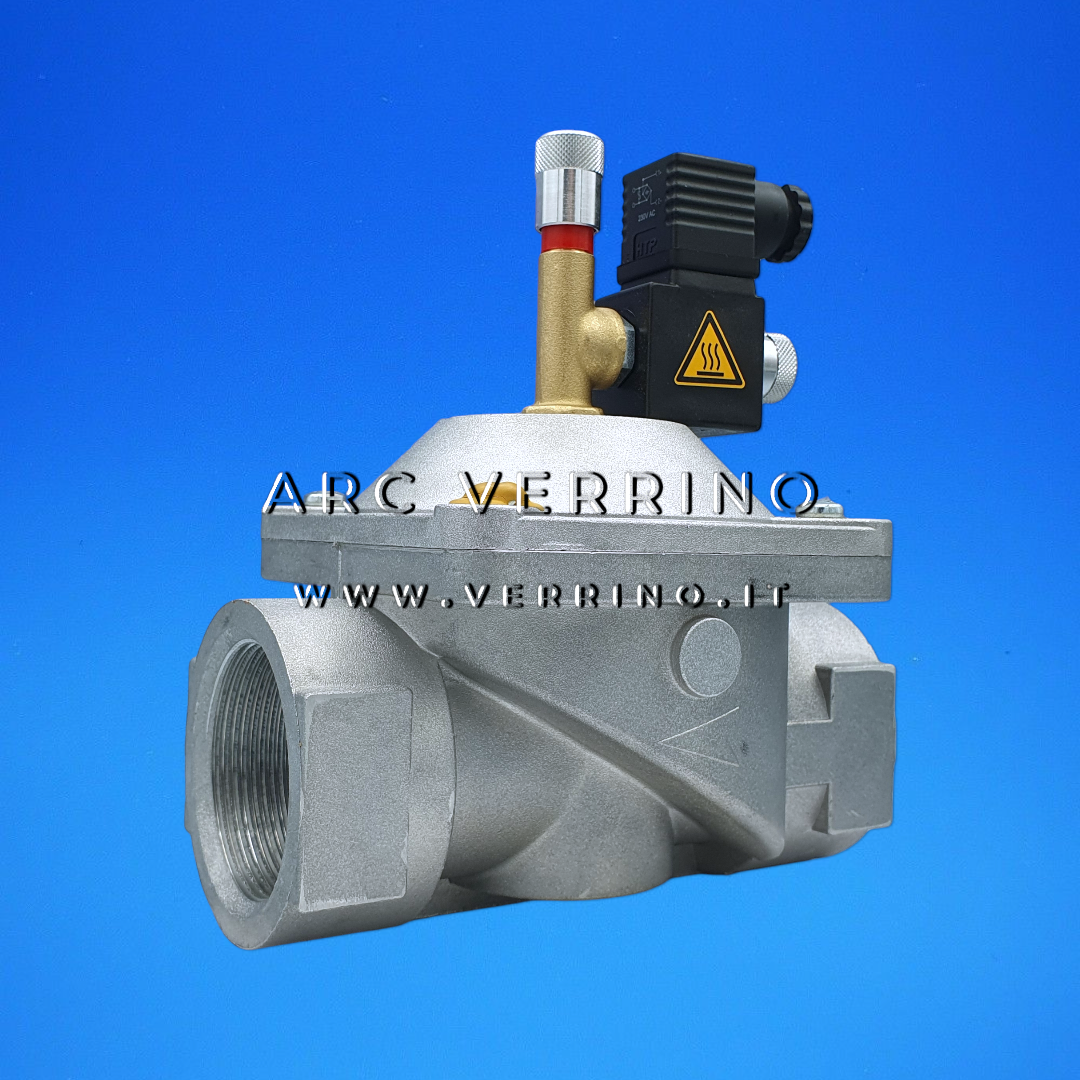 Elettrovalvola gas Giuliani Anello EV50 - 2 F | 010.0185.001 - a riarmo manuale_2