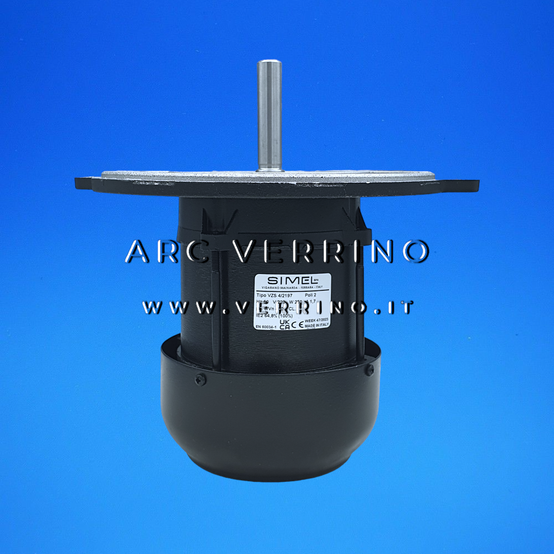 Motore Simel VZS 4/2197 con condensatore e ventola di raffreddamento (senza cavo) - 50 Hz | Simel