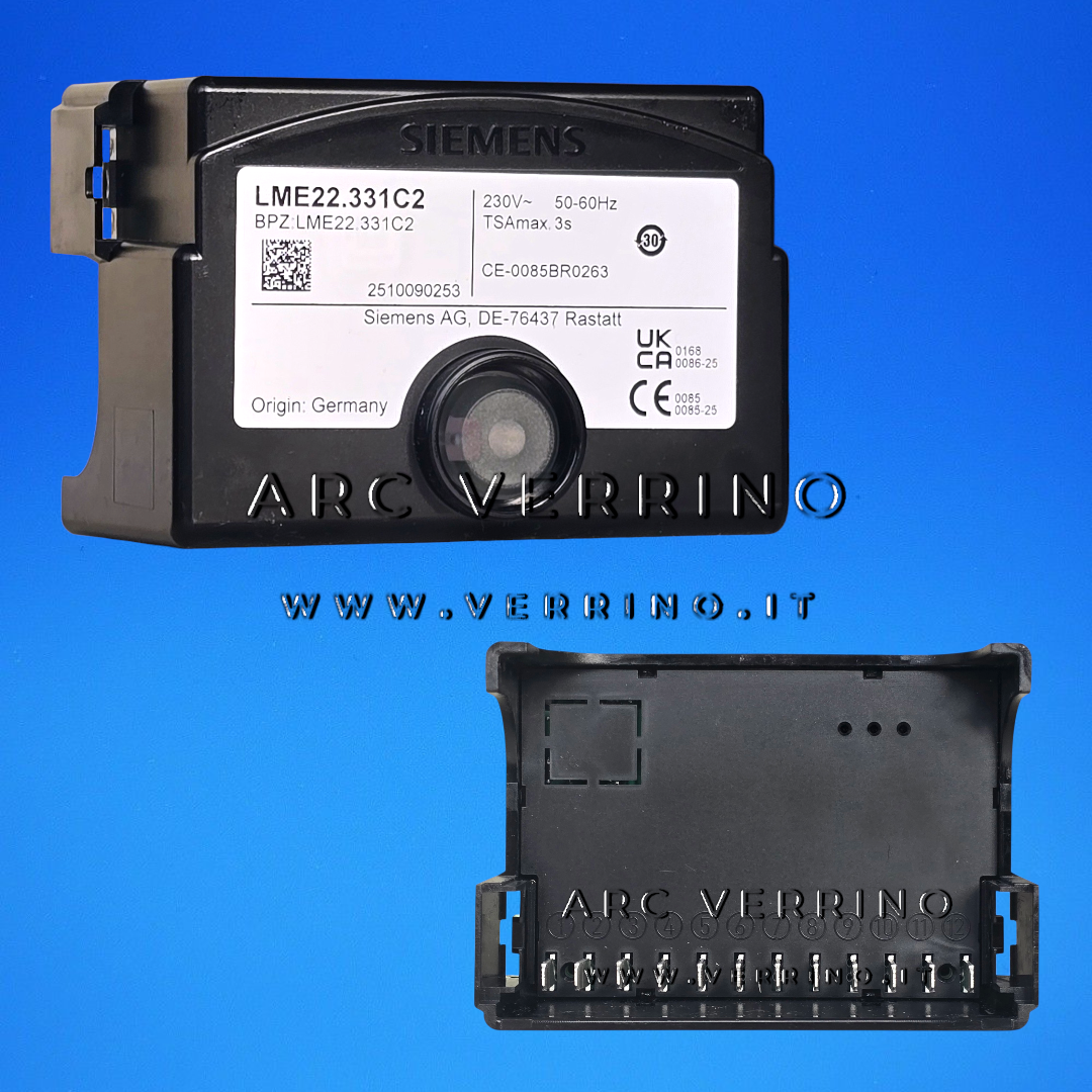  Apparecchiatura Siemens LME22.331C2 | TV=2,5s TS= 3s - ARC VERRINO