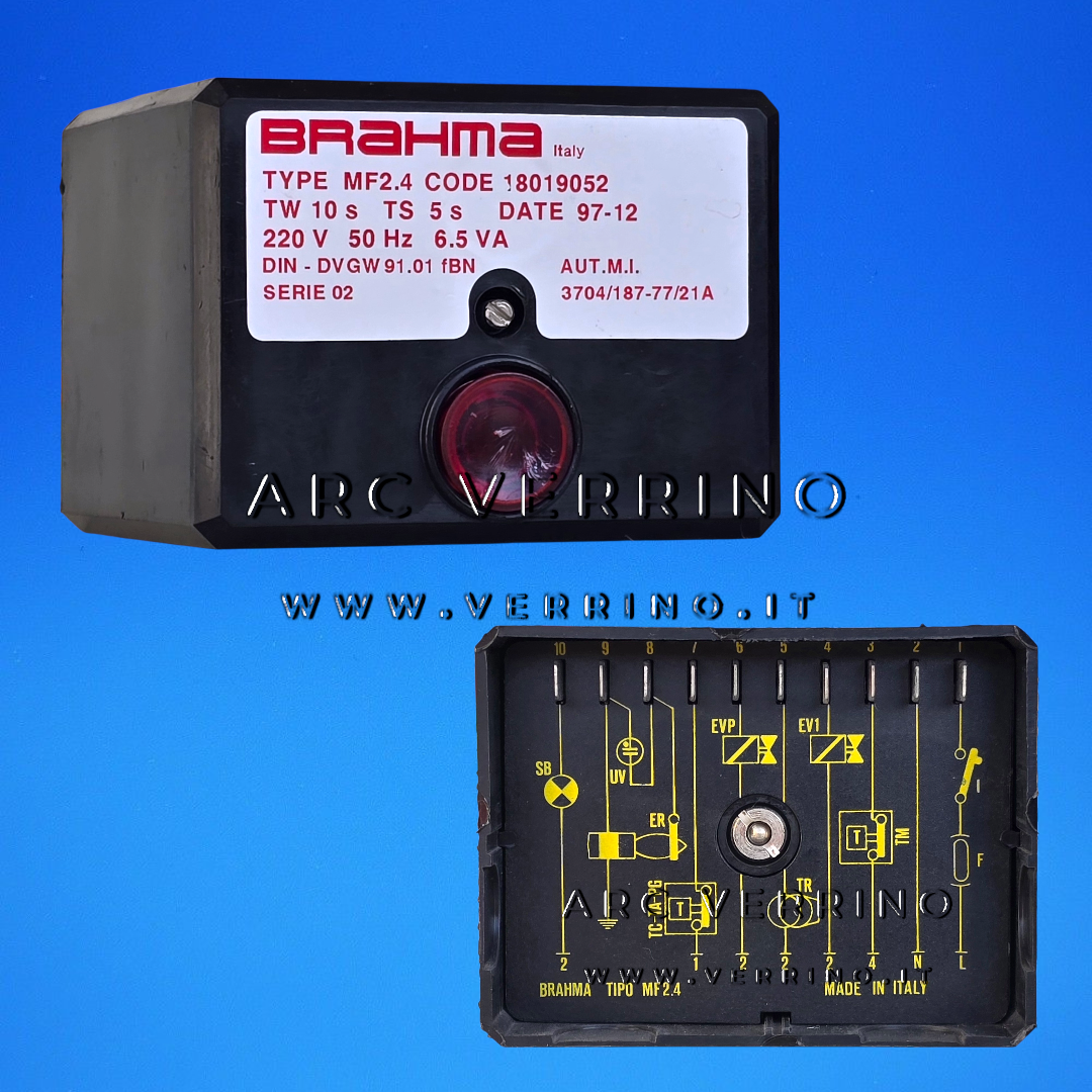 Apparecchiatura di sicurezza Brahma MF2.4 - 18019052 | TV= 10s TS= 5s