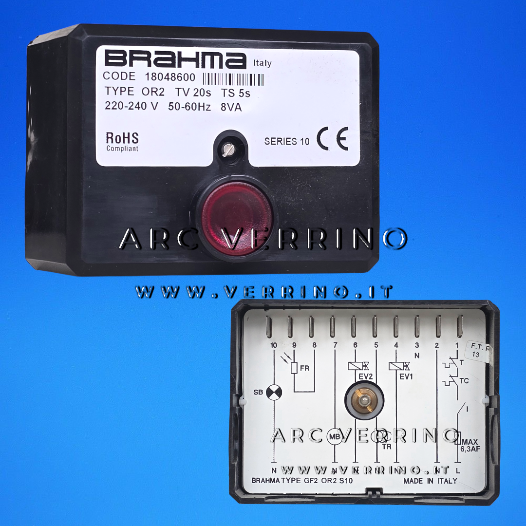 Apparecchiatura di sicurezza Brahma OR2 - 18048600 | TV= 20s TS= 5s