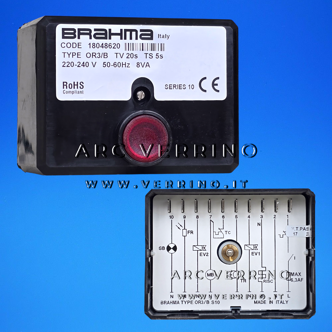 Apparecchiatura di sicurezza Brahma OR3/B - 18048620 | TV= 20s TS= 5s