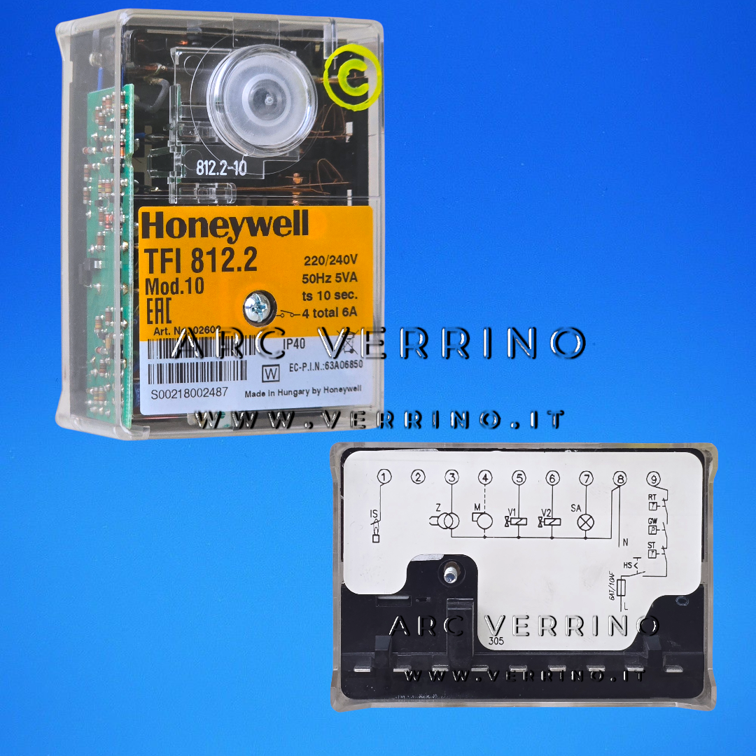 Apparecchiatura di sicurezza Honeywell TFI 812.2 - mod. 10 | TS= 10s