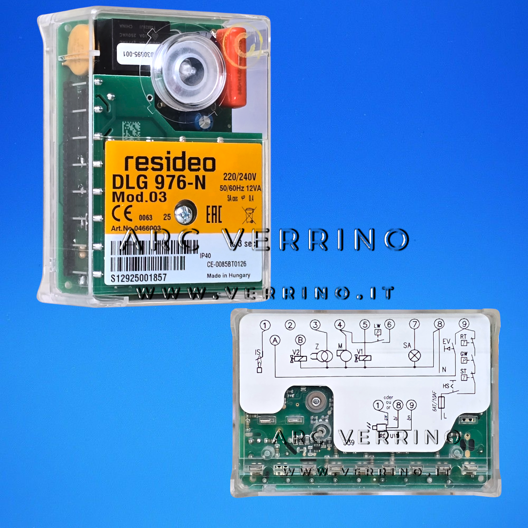 Apparecchiatura di sicurezza Resideo DGL 976-N - mod. 03 - 0466003 | TS= 3s