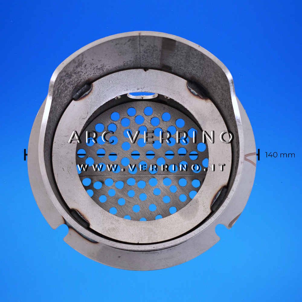 Braciere in acciaio Laminox TB-24BR - Diam. 115 mm | per stufa a pellet_3