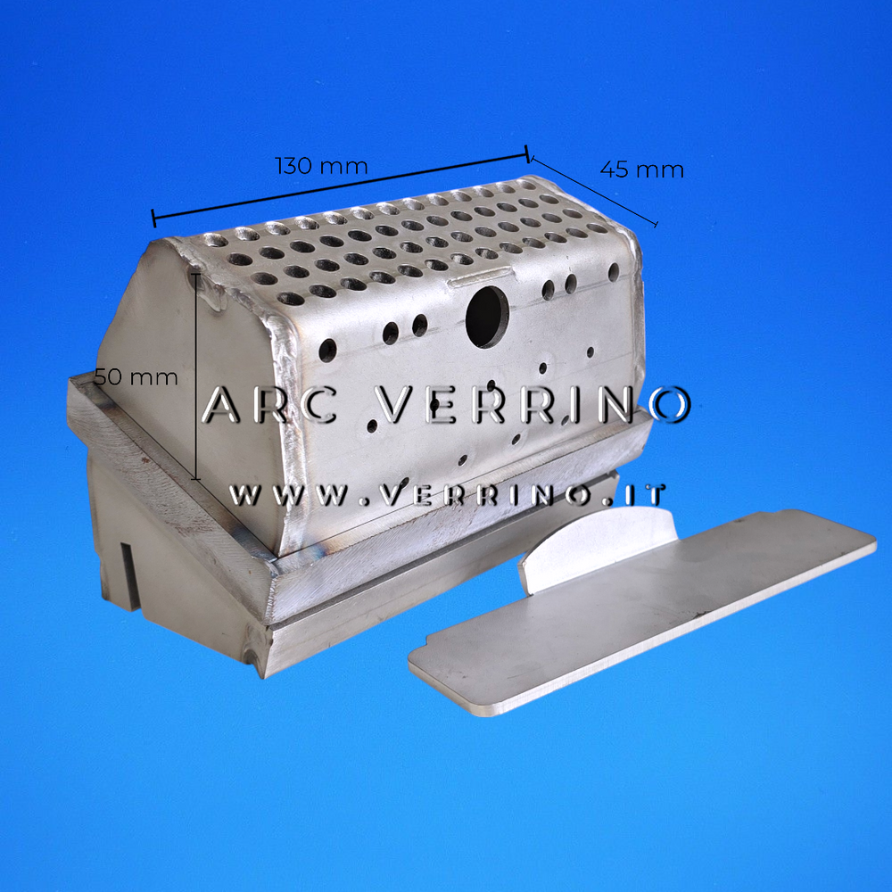 Braciere in acciaio MCZ 41401068740 | completo AISI 310 L - per stufa a pellet_2