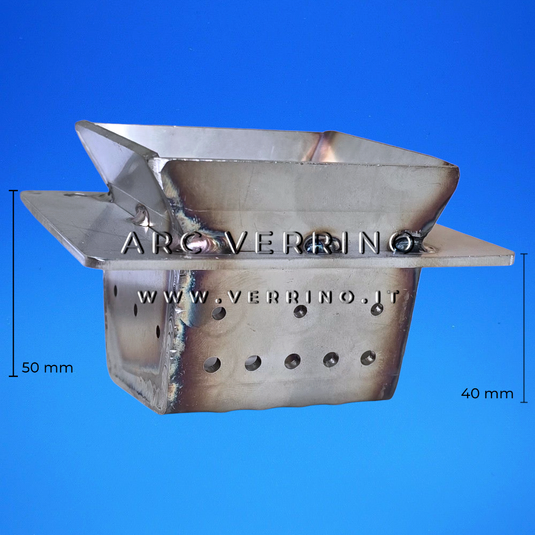 Braciere in acciaio Ravelli 010-07-004S | per stufa a pellet Elledi - Ricambio originale arc verrino roma