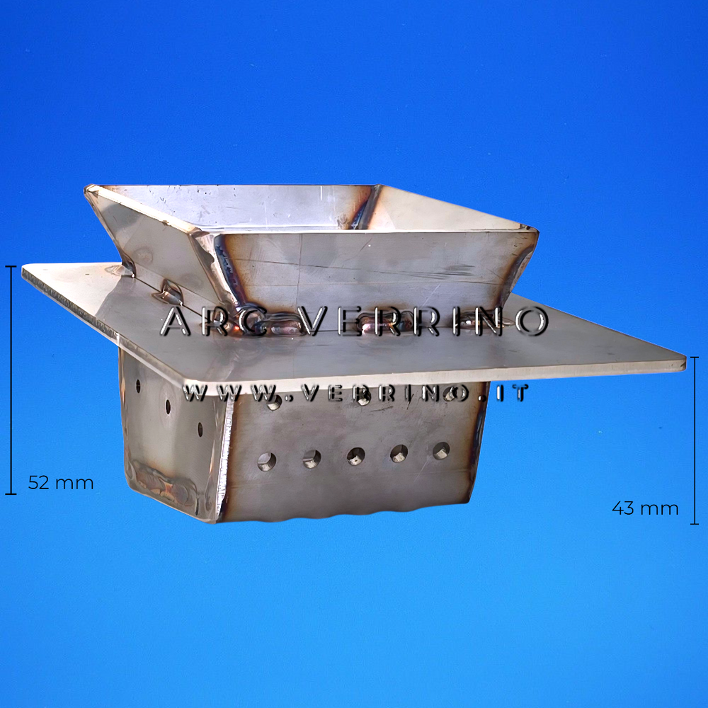 Braciere in acciaio Ravelli 54000-07-001 | per stufa a pellet