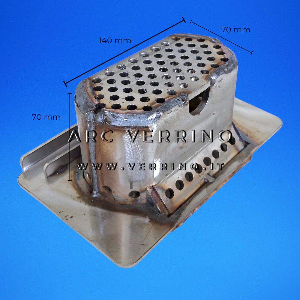 Braciere in acciaio Ungaro CP01038 | per stufa a pellet_2