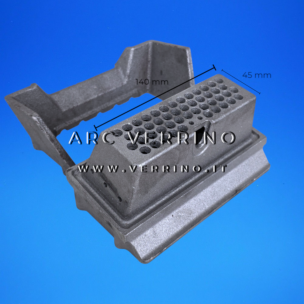 Braciere in ghisa Ungaro CP00384 | con anello - per stufa a pellet_2