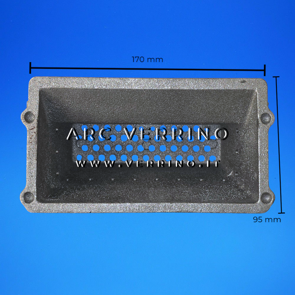 Braciere in ghisa Ungaro CP00384 | con anello - per stufa a pellet_3