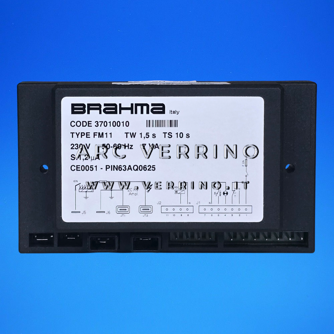 Centralina Brahma FM11 - 37010010 | Sime 6178830 | TV= 1,5s TS= 10s - ARC VERRINO