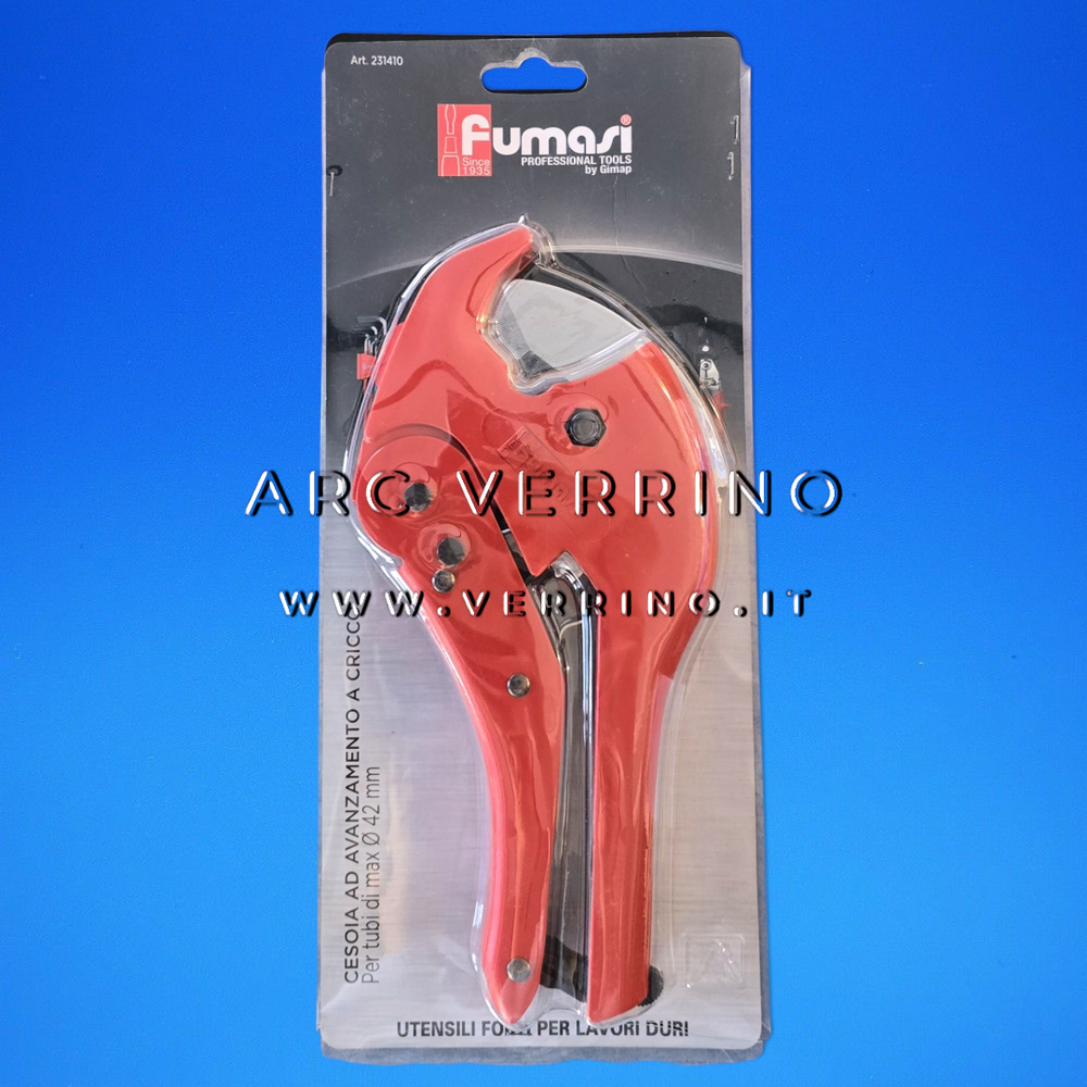 Cesoia ad avanzamento a cricco Fumasi 231410 | per tubi fino a 42 mm