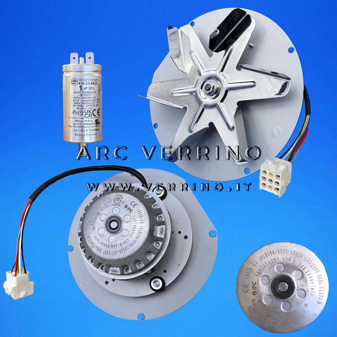 Estrattore fumi IPC - 1802D-15 (FLH150/020A) | Ravelli 55549-R - ARC VERRINO