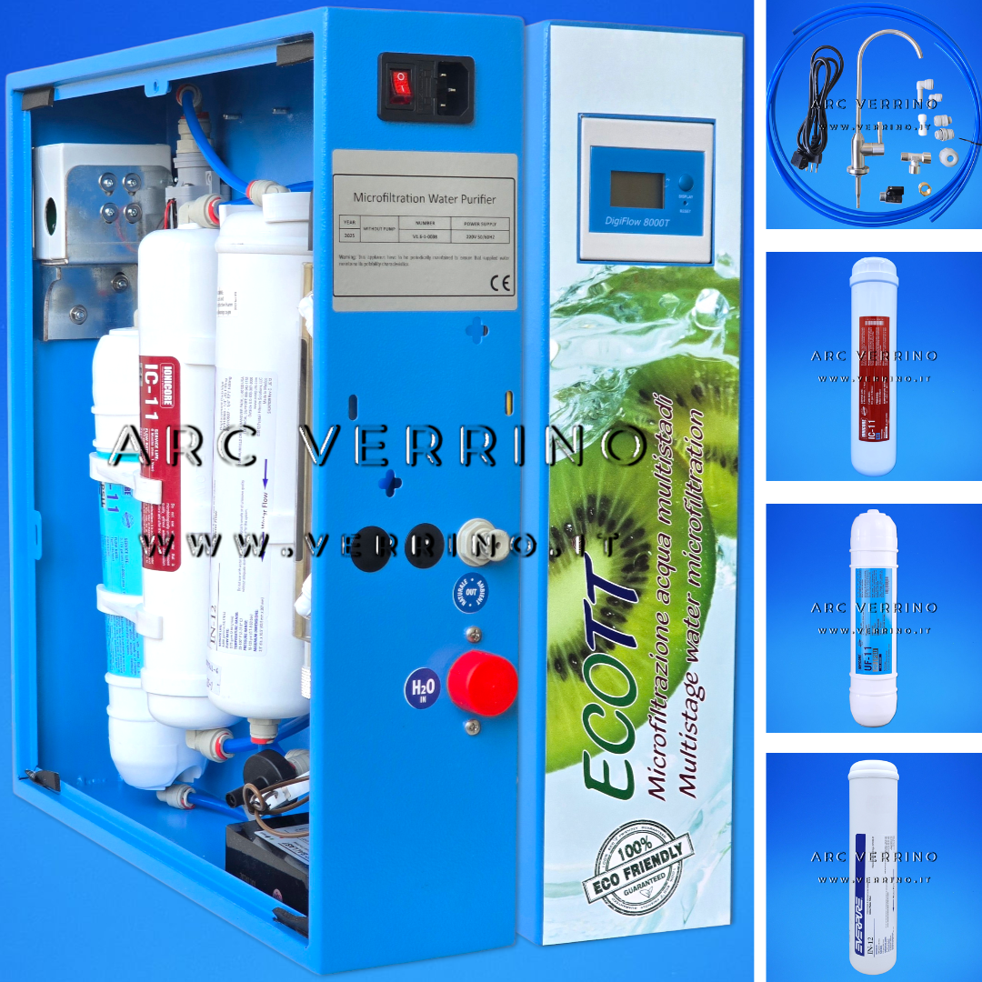Kit ultrafiltrazione Everpure ECOTT V1.6 a 1 via | Residenziale - erogazione acqua potabile liscia a temperatura ambiente - ARC VERRINO