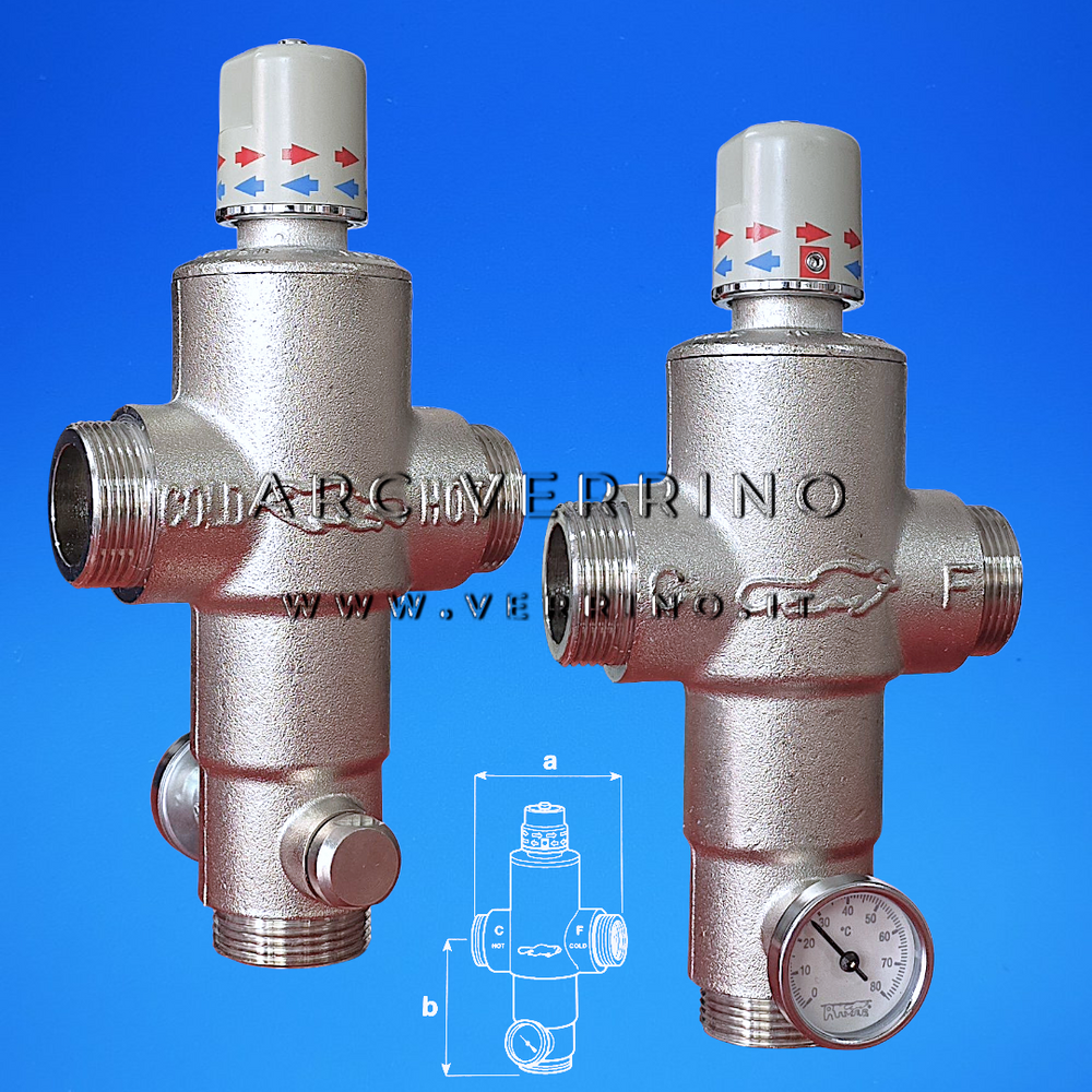 Miscelatore termostatico River Ecosan RP 304 DN32 | 1''1/4