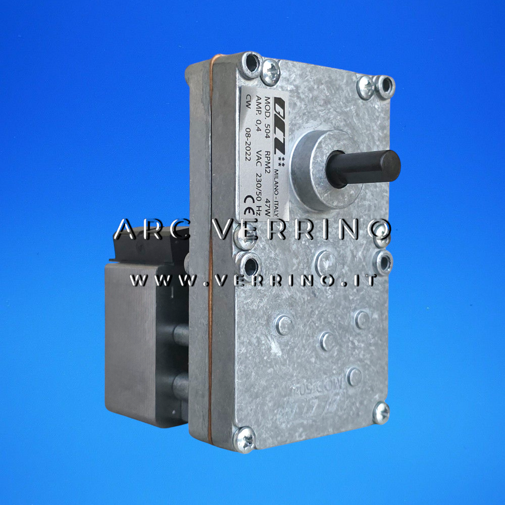 Motoriduttore BCZ 504 | 2 rpm - albero 9,5 mm
