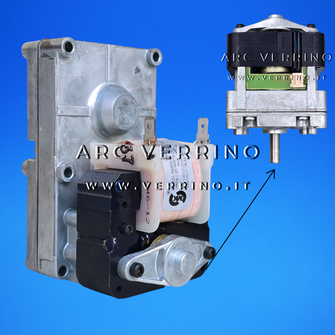 Motoriduttore Merkle Korff B4415UP - MCZ 41451503100 | con encoder - 2 rpm - albero 9,5 mm_2