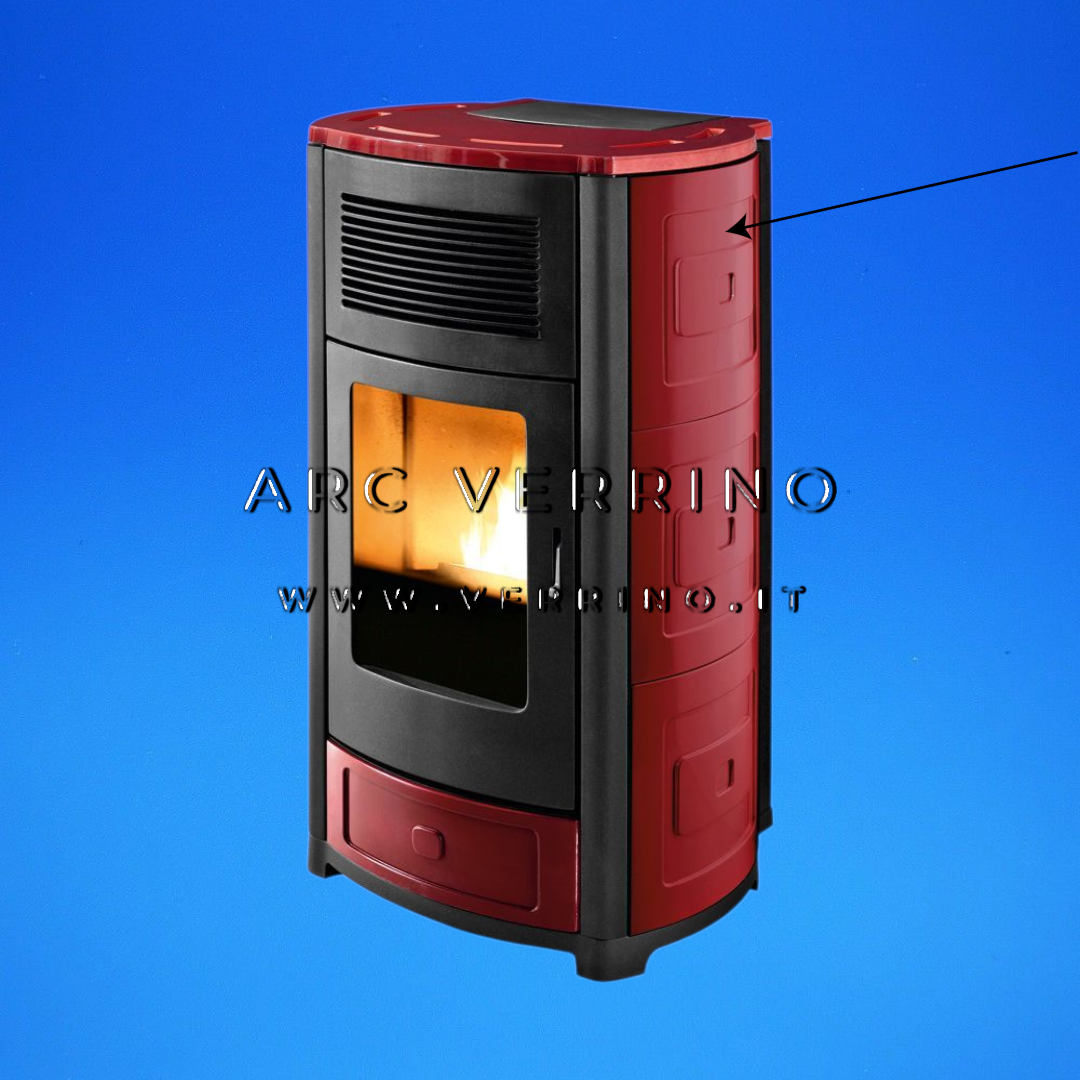 Pannello ceramica laterale MCZ 412508051 | per stufa a pellet_2