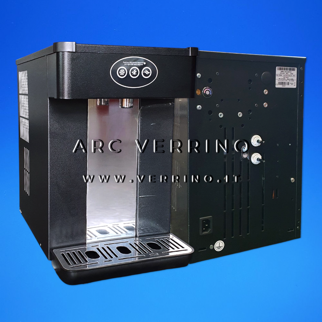 Refrigeratore gasatore da sopra banco per acqua depurata e acqua filtrata 36 Litri/h - 3 Vie | SL01U - senza accessori - ARC VERRINO ROMA E GROTTAFERRATA