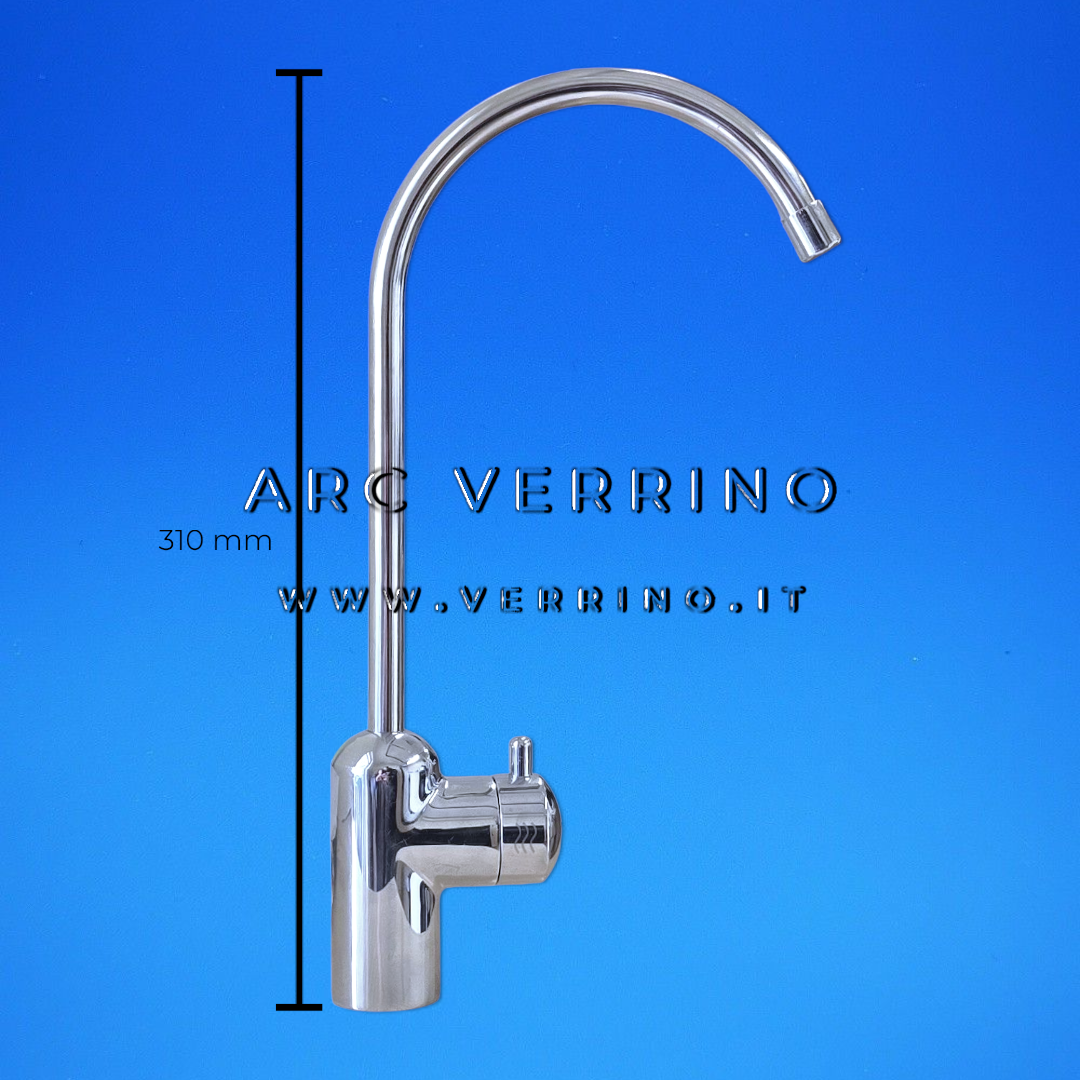 Rubinetto a colonna - 3 Vie - modello J | Lavello Cucina - per sistemi di trattamento acqua