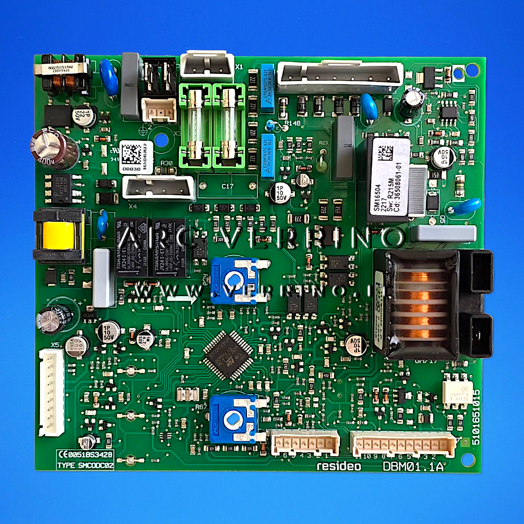 Scheda di accensione Ferroli 39820710 | Resideo SM16504 - DBM01.1A - arc verrino ricambi originali erroli - kit centralina elettronica di modulazione per caldaie a gas