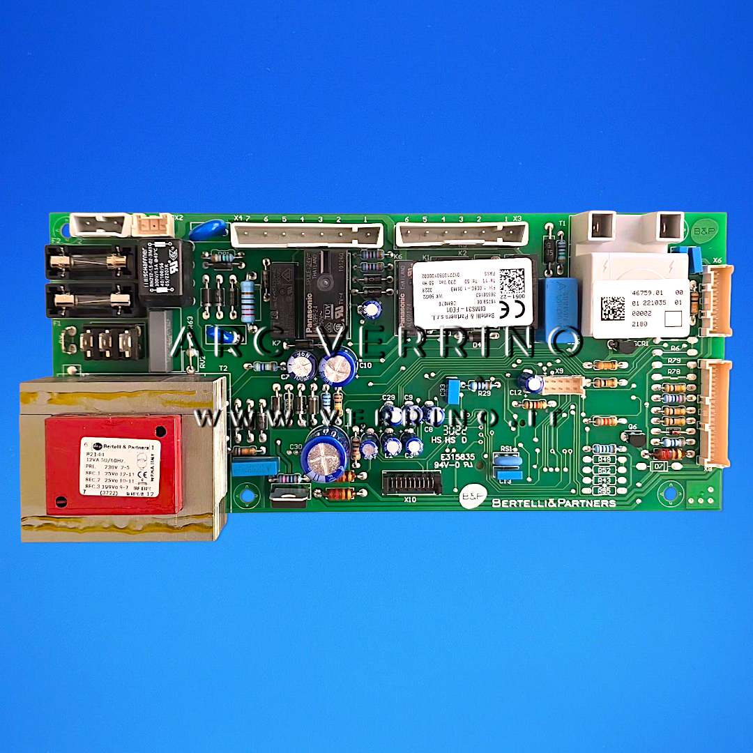 Scheda elettronica di controllo originale Ferroli 39827141 | Bertelli DIMS31 FE01 - DBM07B - Centralina di comando per caldaie - ARC VERRINO ROMA ricambi per bruciatori e caldaie