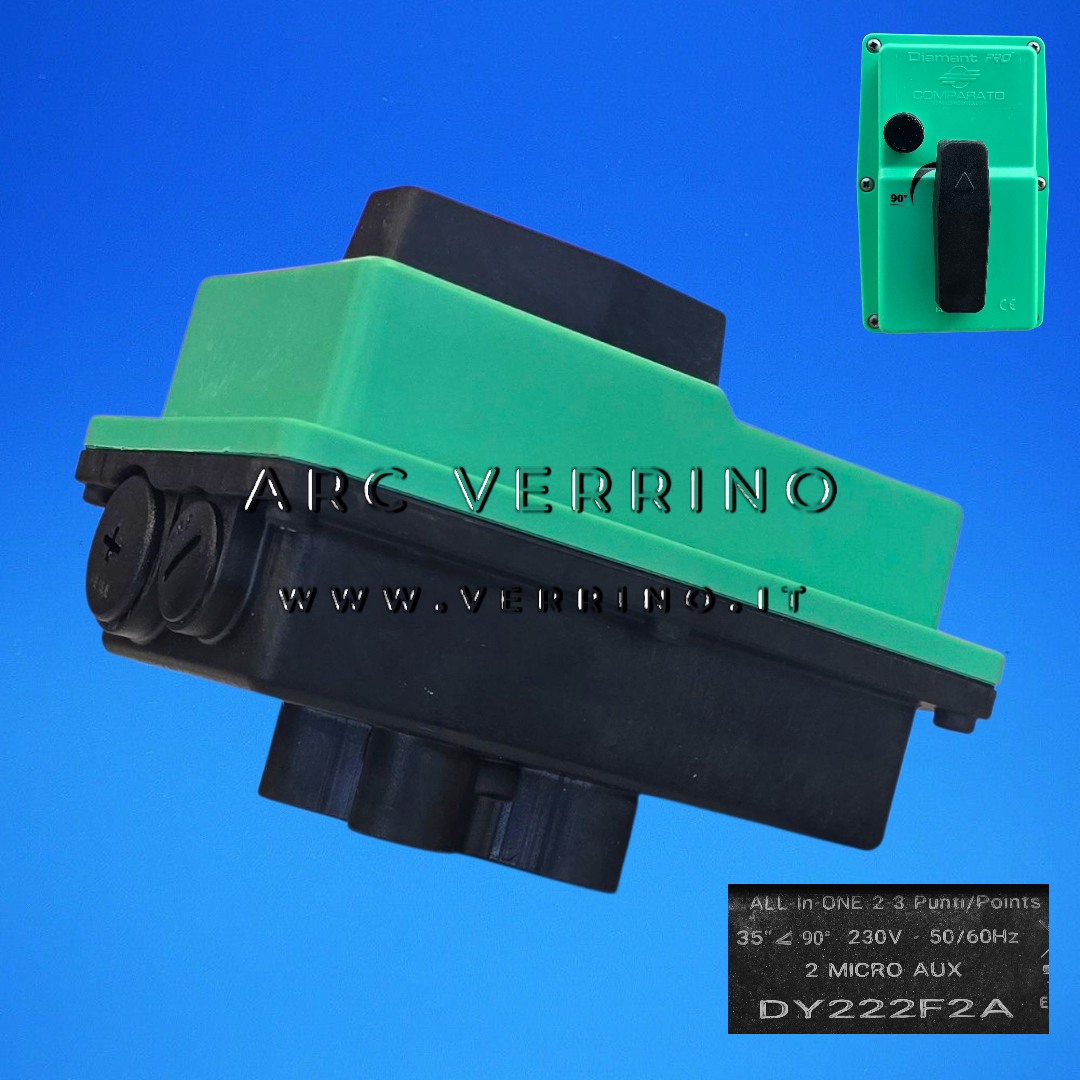 Servocomando Comparato DIAMANT PRO DY222F2A - con 2 micro ausiliari | 230 V