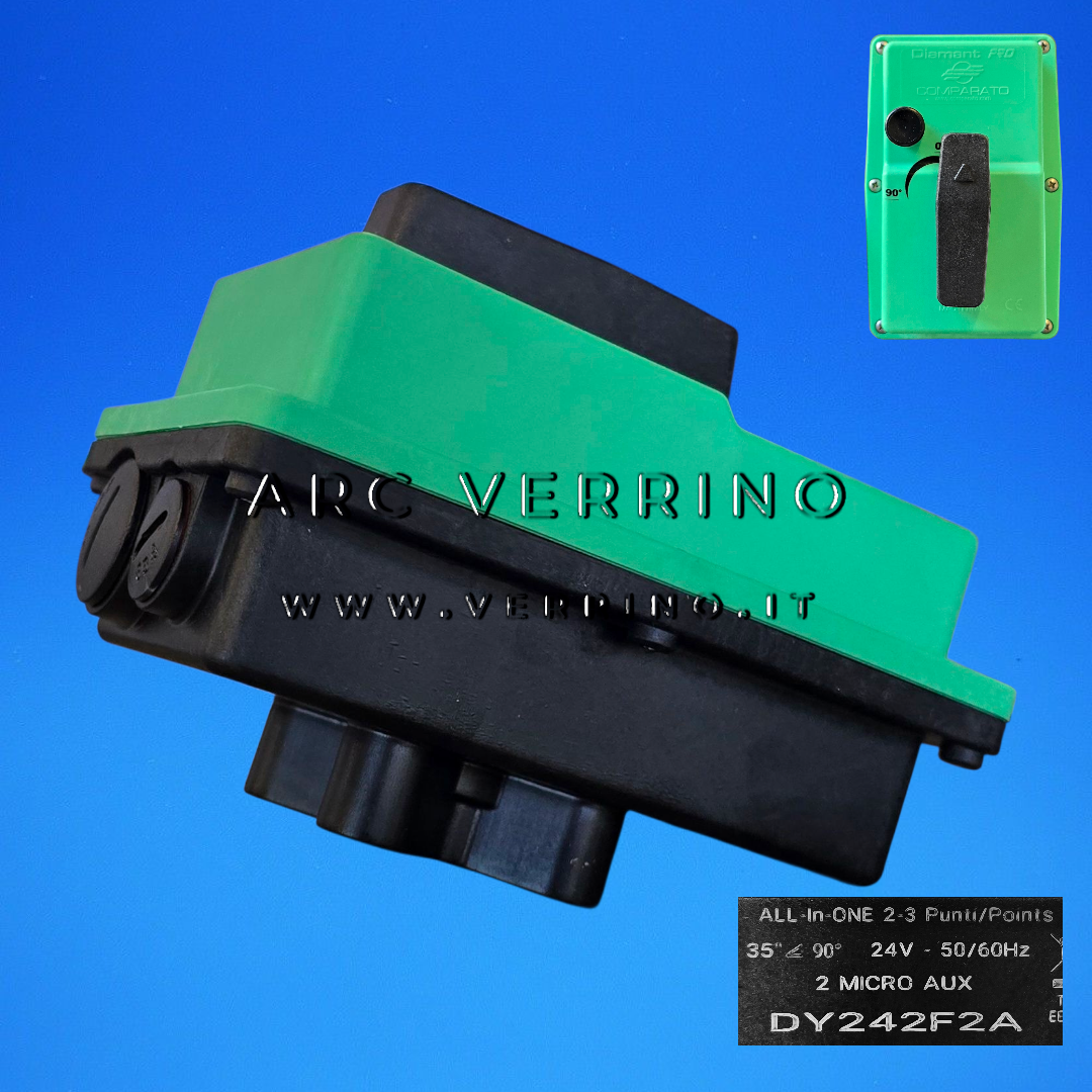 Servocomando Comparato DIAMANT PRO DY242F2A - con 2 micro ausiliari | 240 V