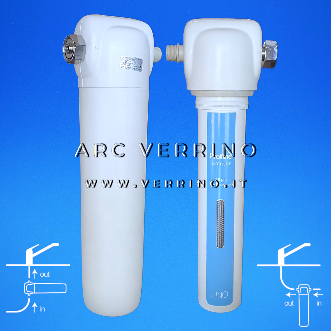 Sistema antibatterico di microfiltrazione per acqua potabile Profine UNO | 0,5 Micron  - ARC VERRINO