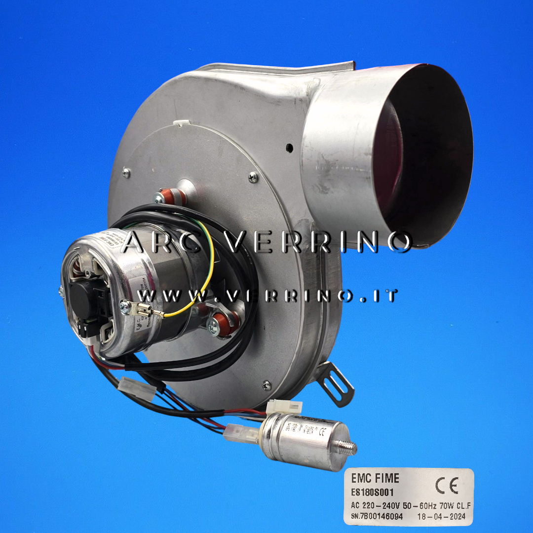 
                  
                    Ventilatore aspirazione fumi - EMC FIME ES180S001 | MCZ 41451201750
                  
                