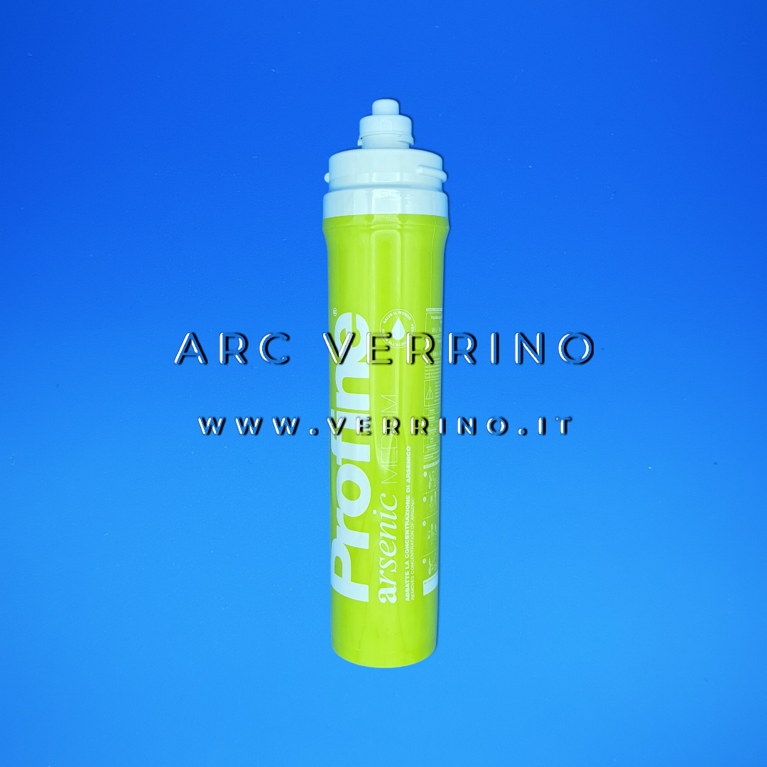 Cartuccia filtrante Profine ARSENIC MEDIUM - Rimozione Arsenico | Abbatte la concentrazione di arsenico - azione antibatterica