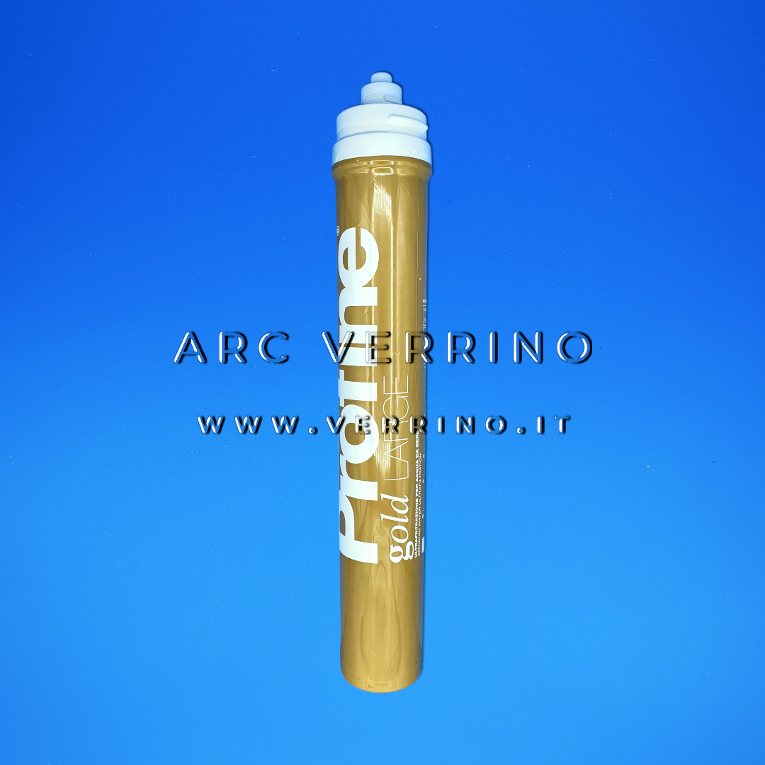 Cartuccia filtrante Profine GOLD LARGE - Ultrafiltrazione | Elimina odori e sapori sgradevoli - riduce il cloro - impedisce il passaggio di virus e batteri