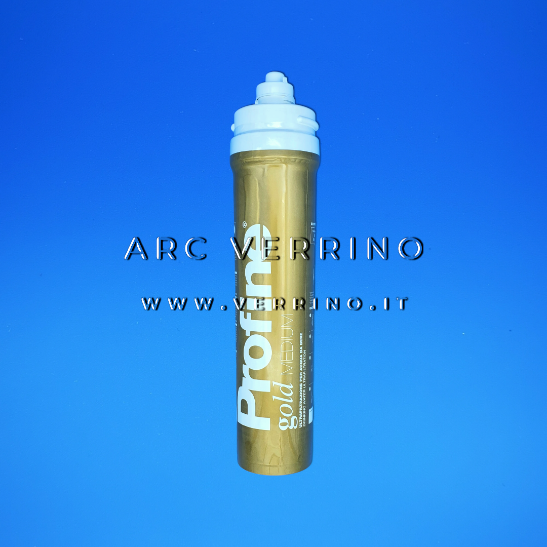 Cartuccia filtrante Profine GOLD MEDIUM - Ultrafiltrazione | Elimina odori e sapori sgradevoli - riduce il cloro - impedisce il passaggio di virus e batteri