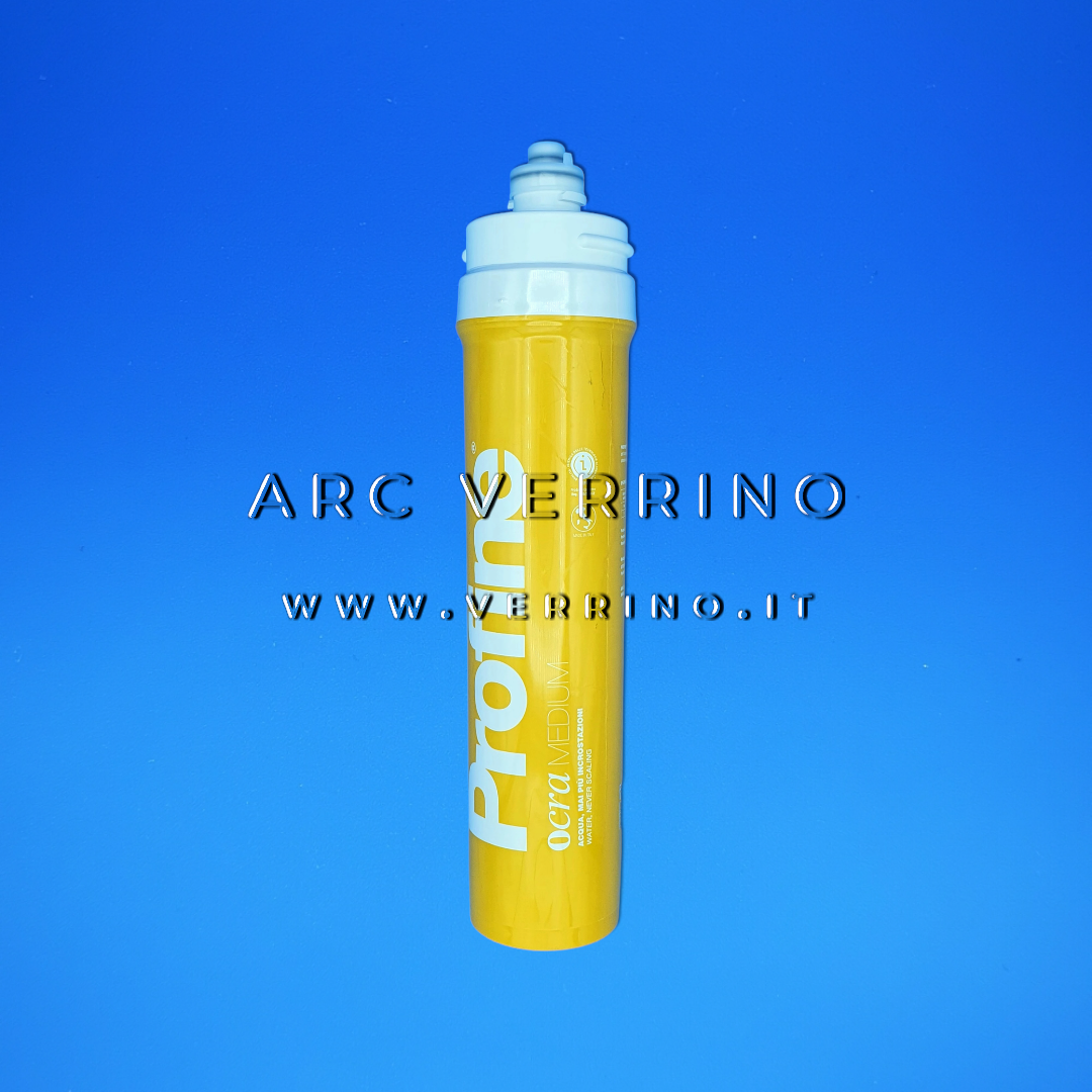 Cartuccia filtrante Profine OCRA MEDIUM - Addolcimento e Anticalcare | Riduce la durezza totale dell'acqua - protegge gli impianti - efficace contro il calcare