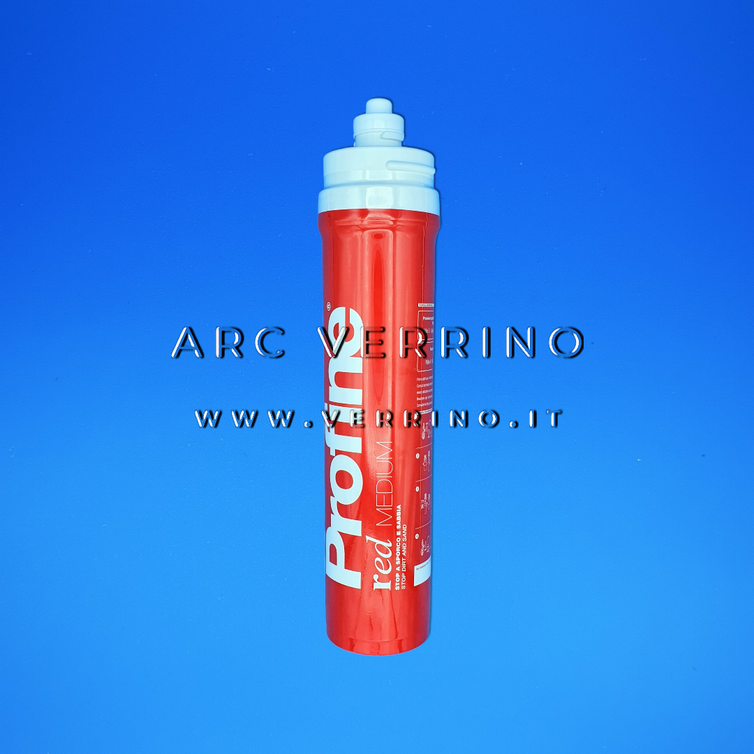 Cartuccia filtrante Profine RED MEDIUM - Prefiltrazione | Riduce la torbidità - impedisce il passaggio di sabbia e sedimenti in sospensione