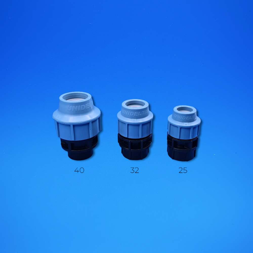 Manicotto 25 x 1   F - Raccordo Femmina a stringere | Unidelta 1004025004001