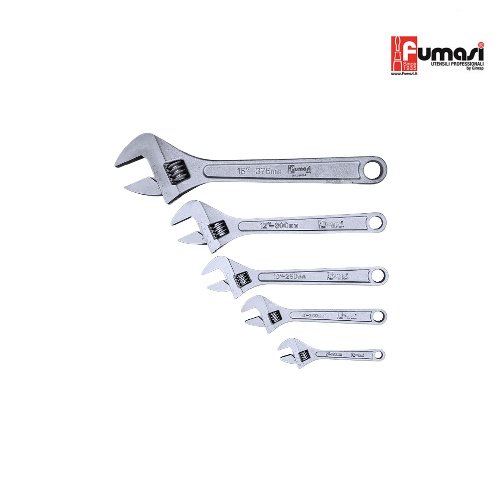Chiave regolabile a rullino con scala graduata - 150 mm | Fumasi 510001