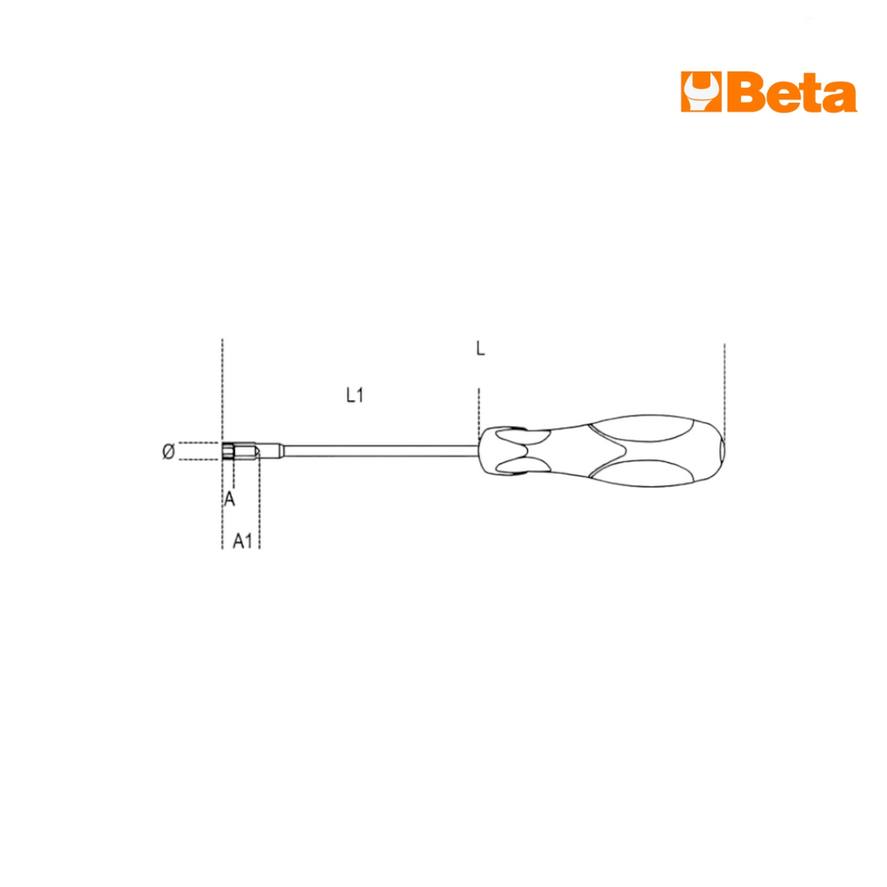 Chiave esagonale 943BX - a bussola - 14 mm | Beta 009430014
