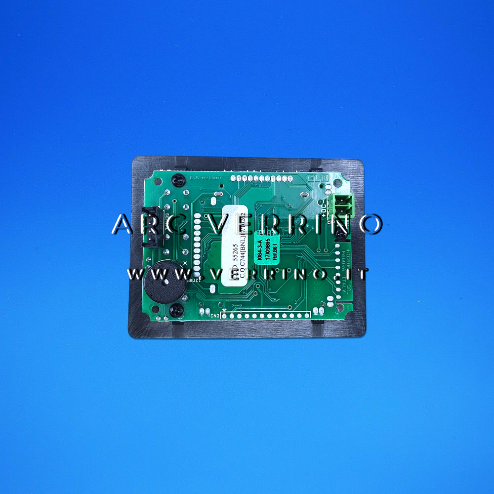 Display 3 tasti LCD - Pannello comandi integrato RDS IO84_3_A | Ravelli 55265