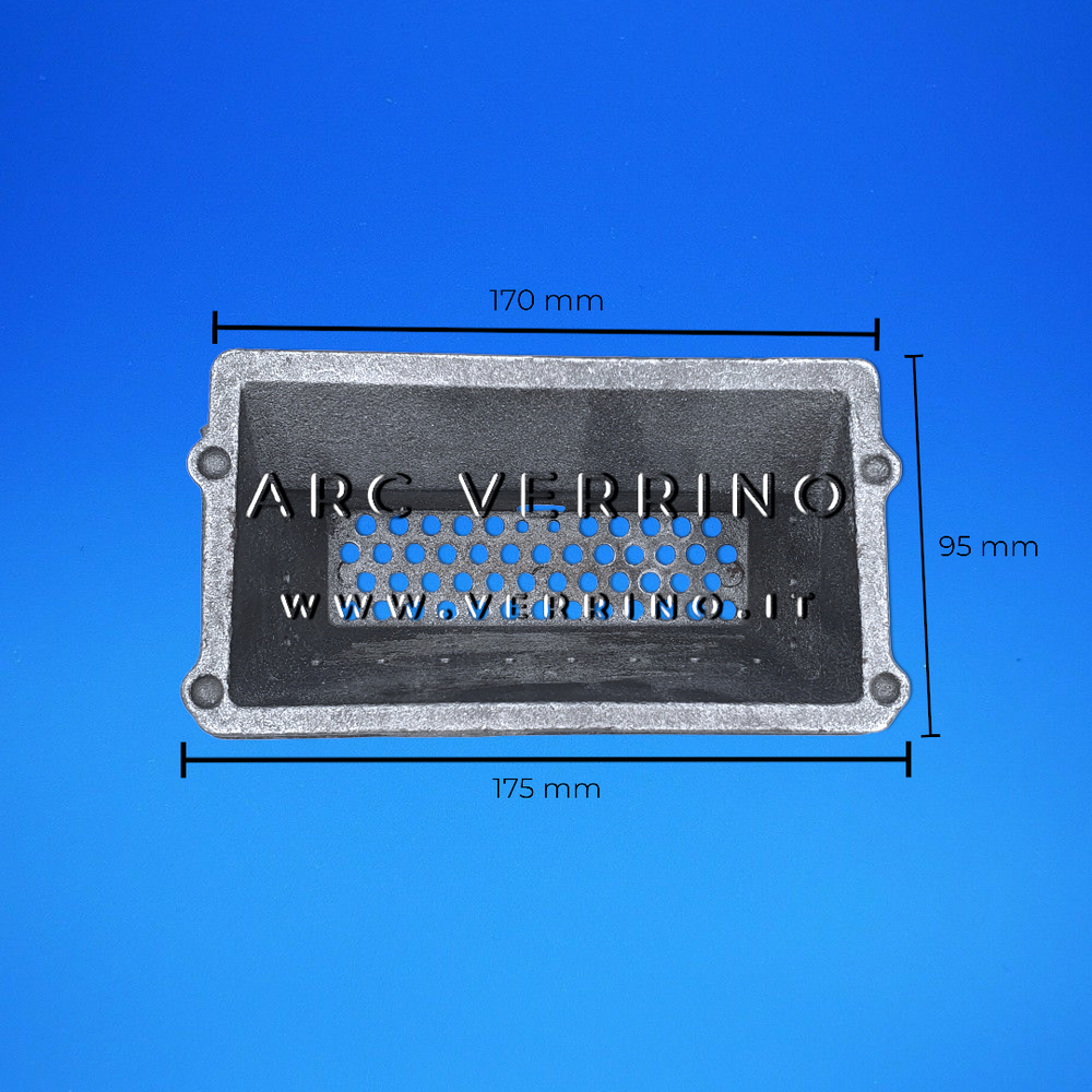 Braciere in ghisa Ungaro CP00384SA | senza anello - per stufa a pellet