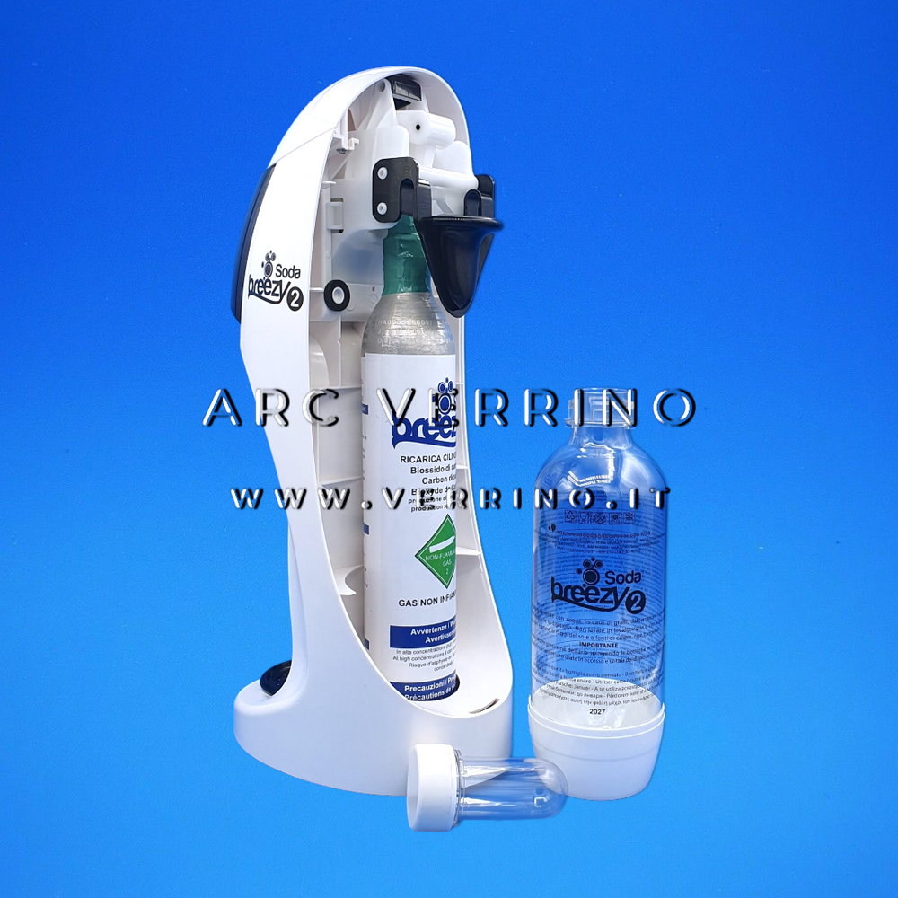 Gasatore Soda Breezy 2 - Soda maker con bottiglia e bombola Co2 | Soprabanco