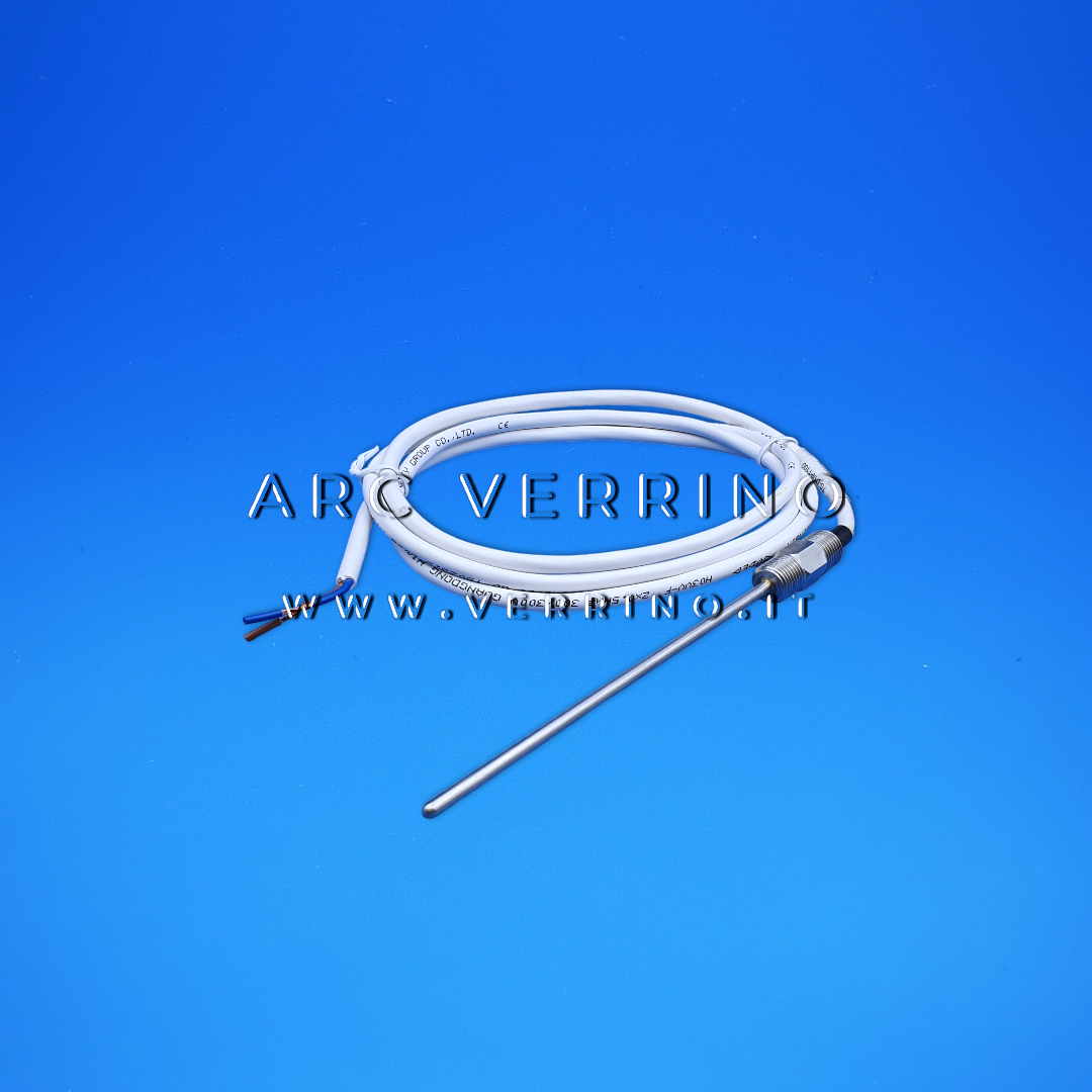 Sonda di temperatura ad immersione PT100 - Ricambio originale 100 Ohm Industrie Technik STIC-PT100/135 | Termocoppia cavo PVC 1,5 m - 4x135 mm | -30 °C ÷ +70 °C - ARC VERRINO ROMA E GROTTAFERRATA